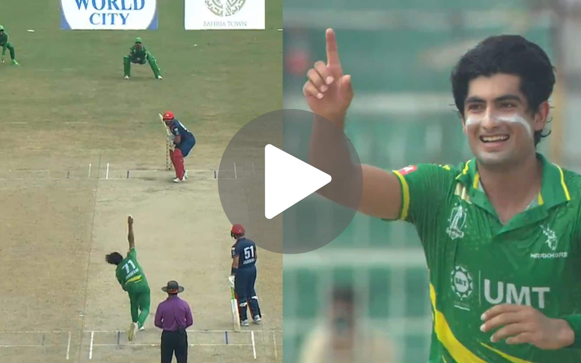 [Watch] Naseem Shah Breathes Fire In Pakistan's Champions Cup; Traps Akhlaq With A Beauty